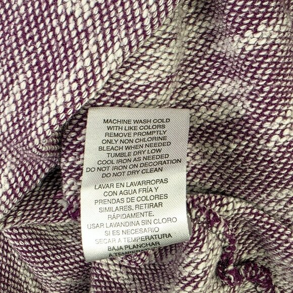 Champion Sweater Women XL Pink Purple Marled Raglan Sweatshirt Athletic Pullover - Picture 11 of 11